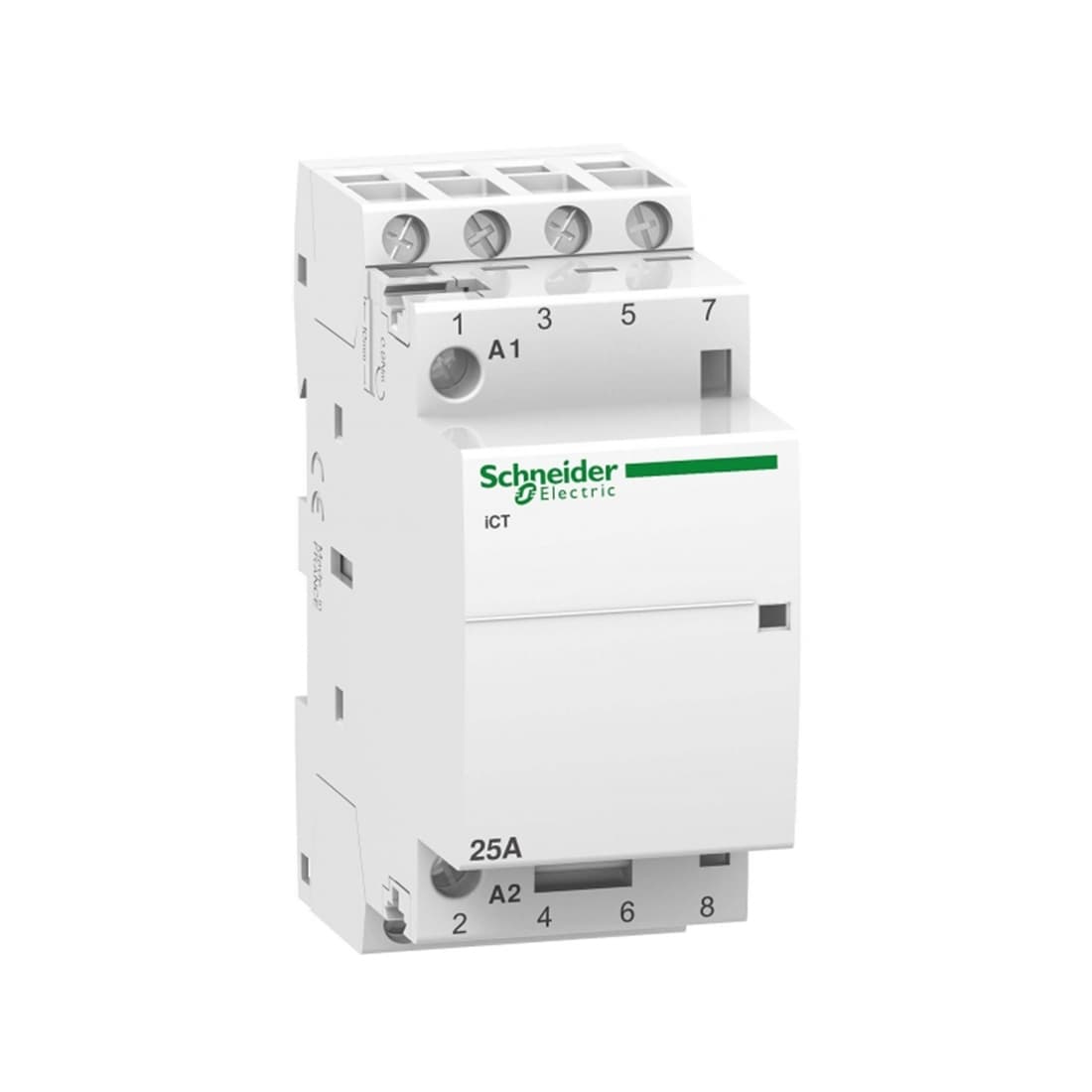 Контактор модульный, SE, A9C20834, iCT25A 4НО 220/240В АС 50ГЦ