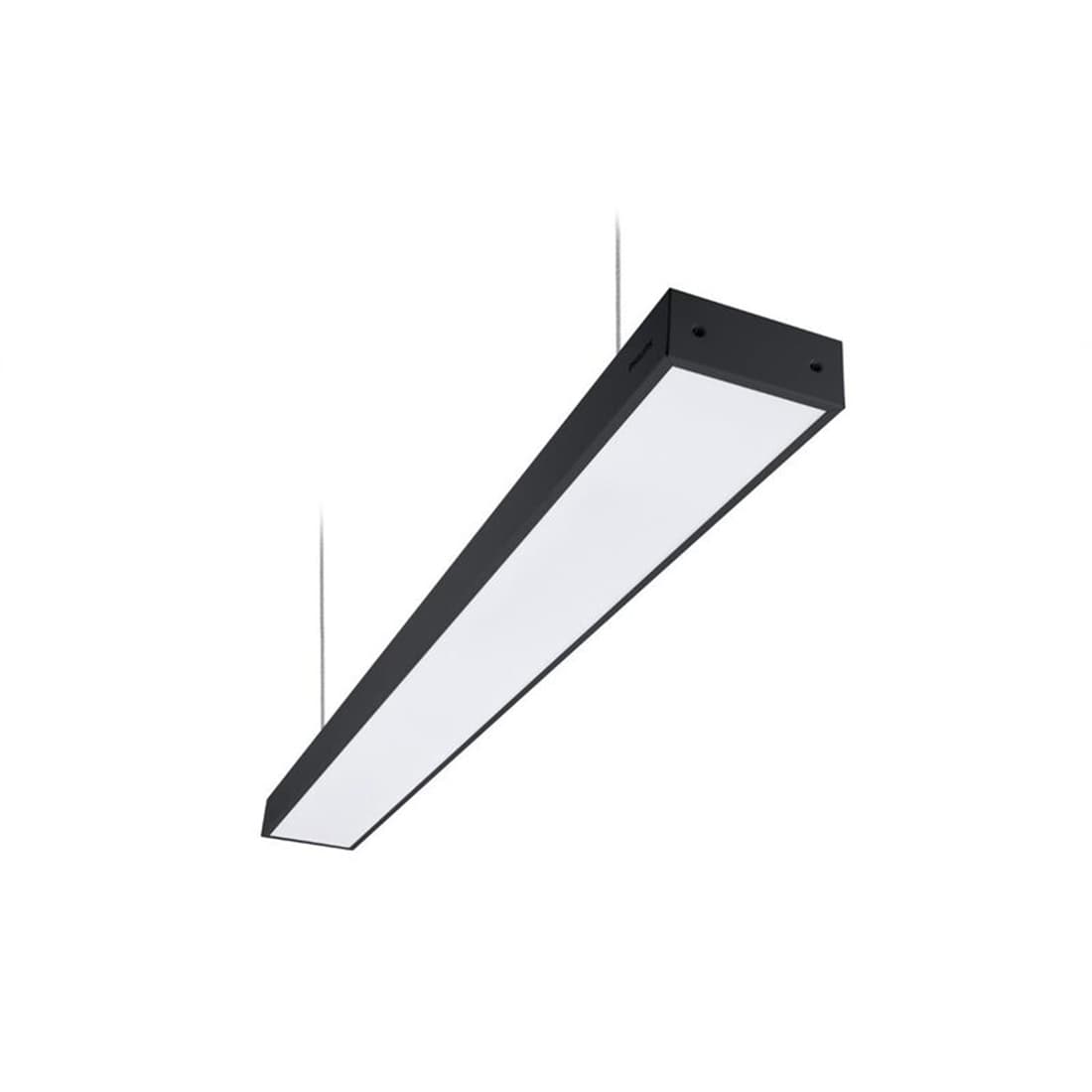 Линейный подвесной светильник, Philips, RC095V, LED30S/840 PSU-W12L120-BK-GM-G2, Мощность 34Вт. Световой поток 3000Лм, Температура 4000, Нейтральный, Индекс цветопередачи CRI80, Интегрированный нерегулируемый драйвер, Ширина 12см, Длина 1200см, Цвет черный, 2 поколение