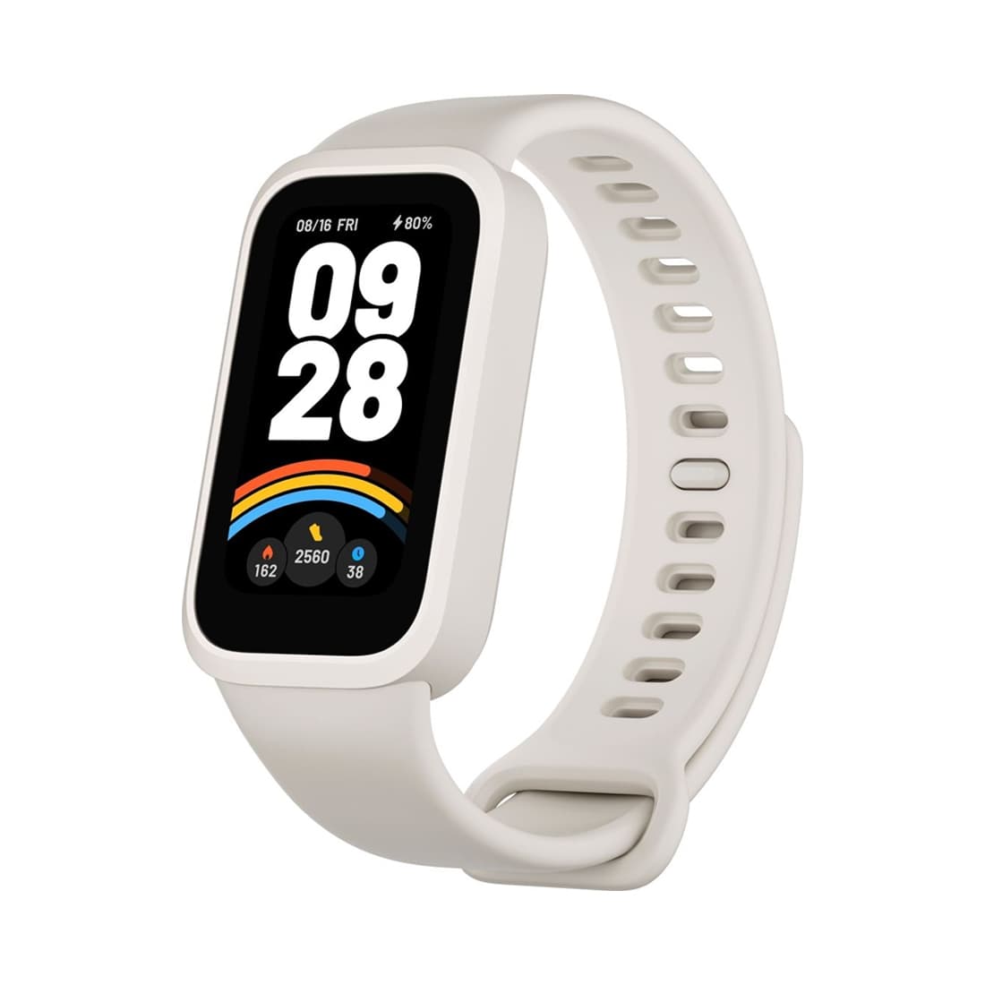 Фитнес браслет, Xiaomi, Mi Smart Band 9 Active, M2435B1 / BHR9441GL, 1.47" TFT, Разрешение экрана 172 x 320, Аккумулятор 300 мАч, Водонепроницаемость 5 АТМ, Бежево-Белый