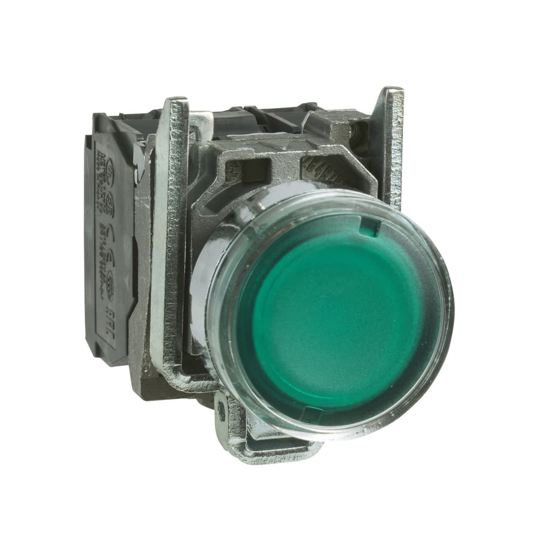 Кнопка, SE, XB4BW33G5, с возвр. с подсв. 22мм 48-120В
