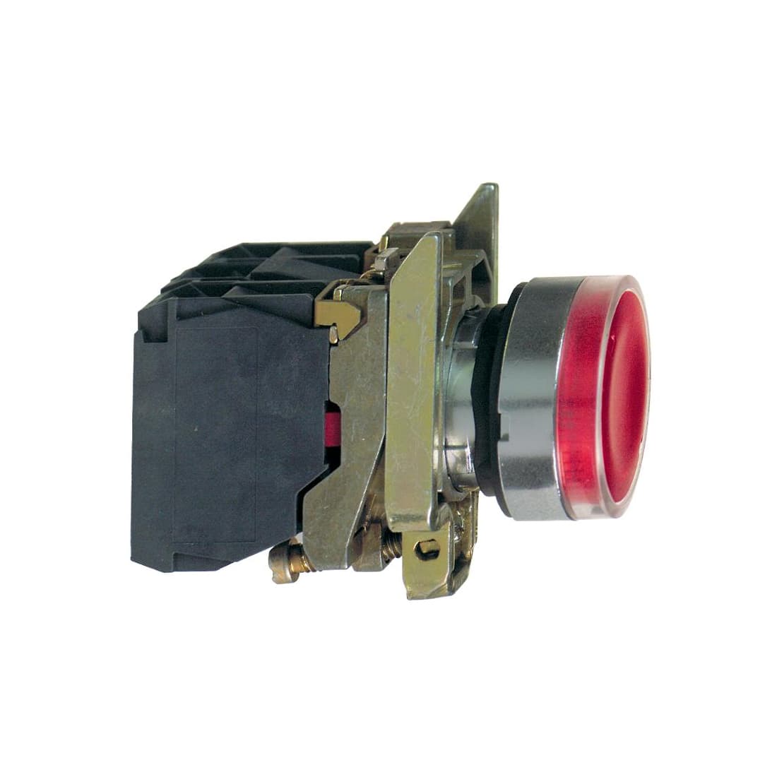 Кнопка, SE, XB4BW34G5, с возвр. с подсв. 22мм 48-120В