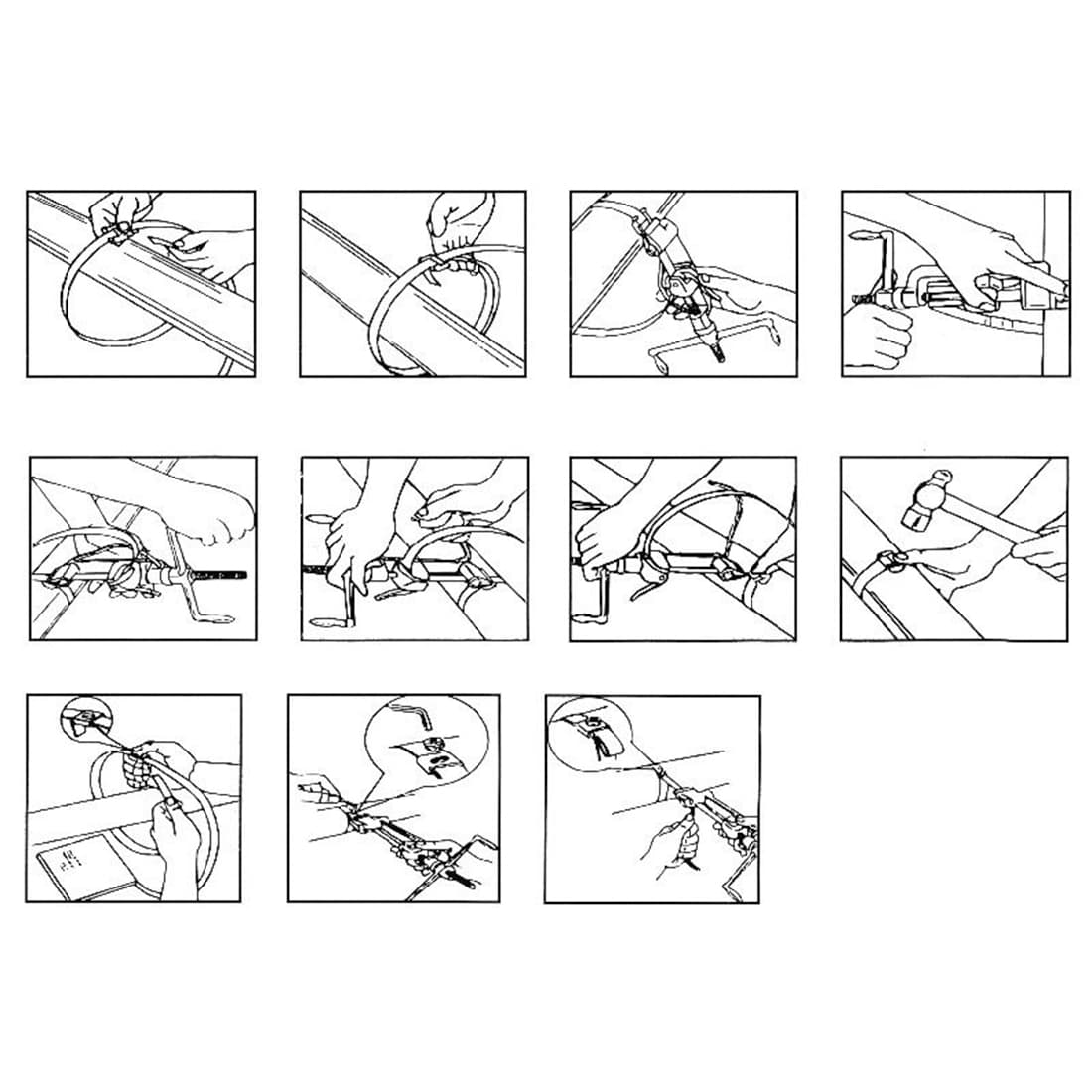 Инструмент для натяжки и резки стальной ленты, А-Оптик, АО-MBT-003