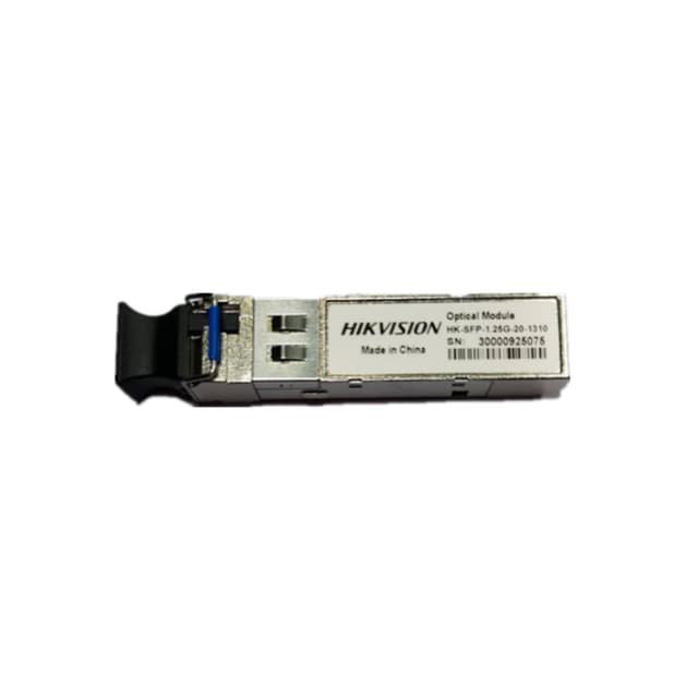 SFP модуль, Hikvision, HK-SFP-1.25G-20-1310, Интерфейс: 1SFP 1250Мбит/с / Optical 2LC 1250Мбит/с, Расстояние: 0~20км, Duplex