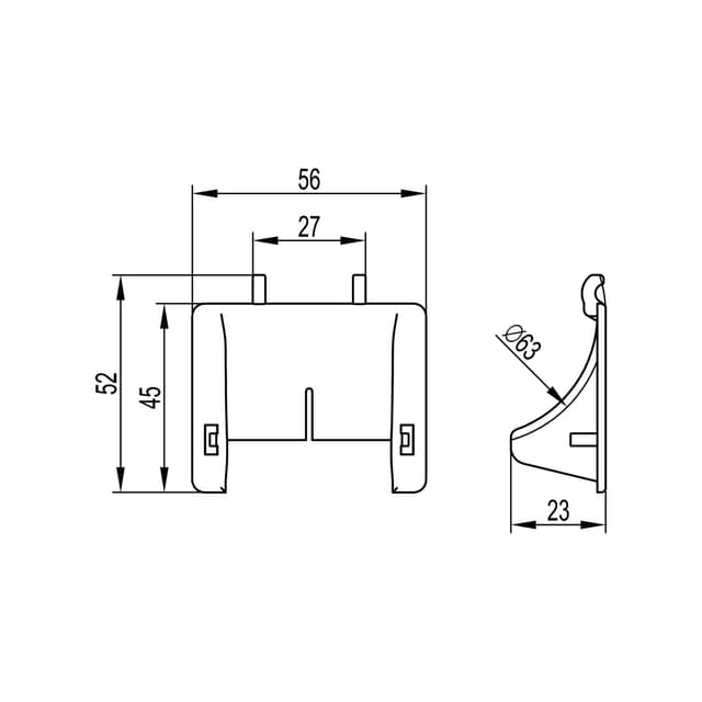 Ограничитель радиуса изгиба кабеля, DKC, FC37009