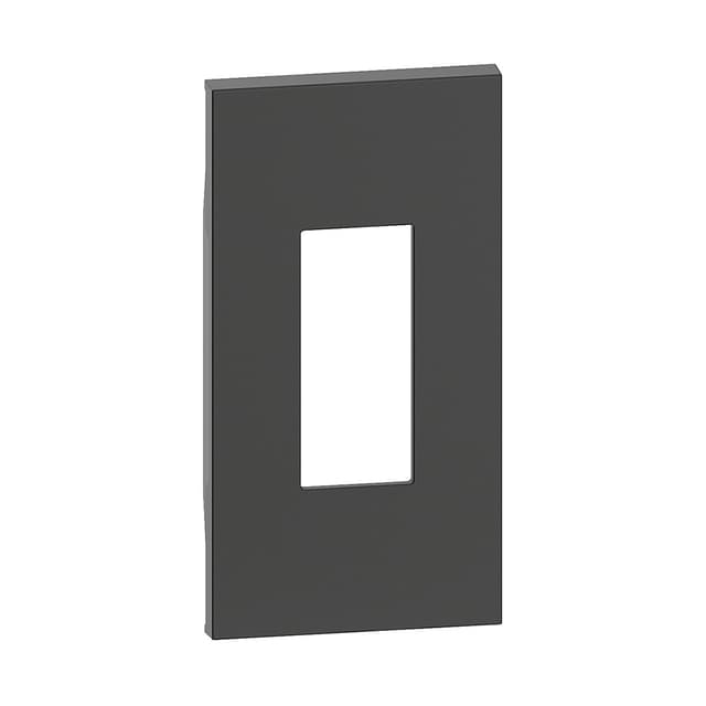 Лицевая панель, Bticino, KG07M2, Living Now для телефонных и компьютерных розеток 2 модуля черный