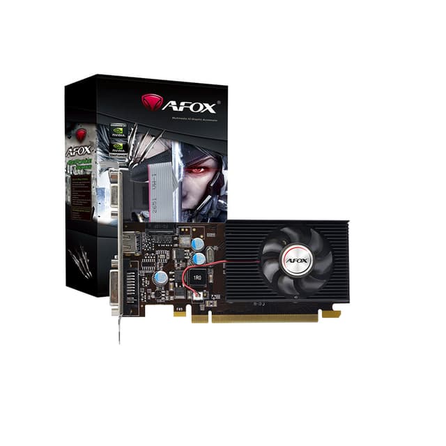 Видеокарта, AFOX, G210 1GB D3 LP Single Fan (94897033789899), AF210-1024D3L5, DDR3, 64bit, HDMI, DVI, VGA, 150*70*19 мм, Цветная коробка