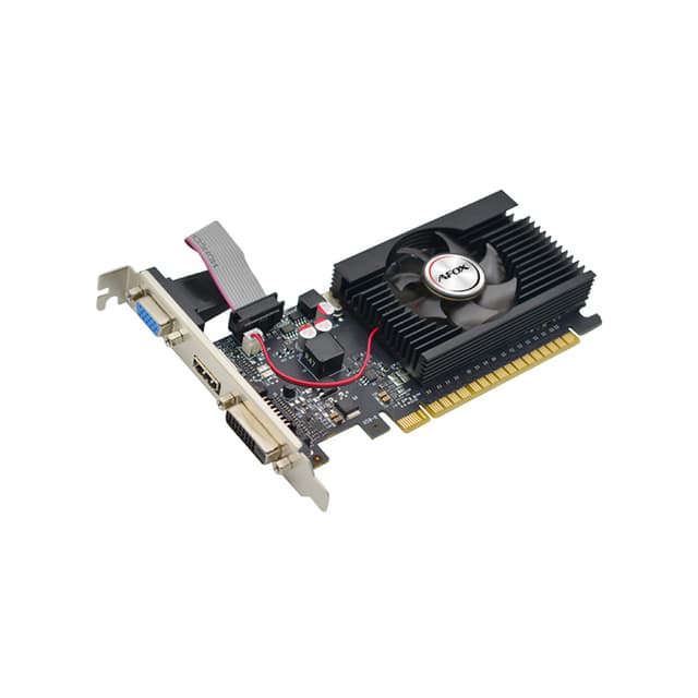 Видеокарта, AFOX, GT710 2GB D3 LP Single Fan (4897033780520), AF710-2048D3L5-V3, DDR3, 64bit, HDMI, DVI, VGA, 146*70*22 мм, Цветная коробка