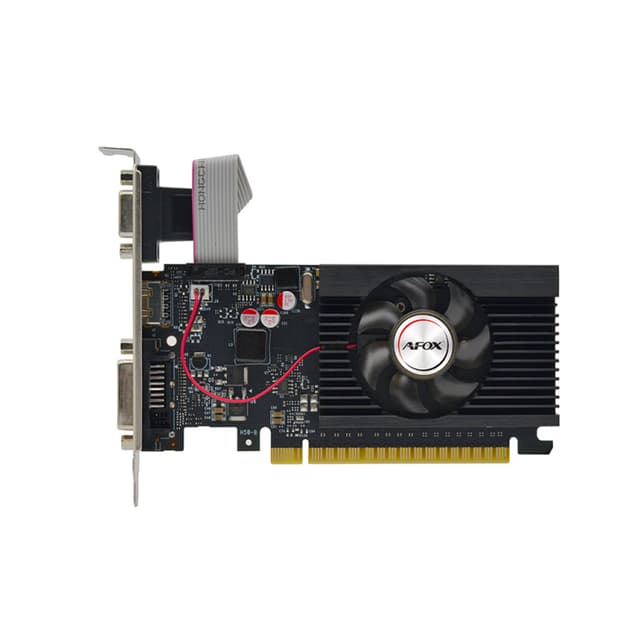 Видеокарта, AFOX, GT710 4GB D3 LP Single Fan (4897033788588), AF710-4096D3L5-V3, DDR3, 64bit, HDMI, DVI, VGA, 146*70*22 мм, Цветная коробка