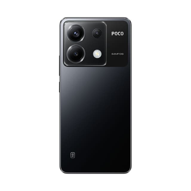 Мобильный телефон, Poco, X6 5G 12GB 256GB, 6.67" AMOLED 120 Гц, Аккумулятор 5000 мАч, 64MPx+8MPx+2MPx/16MPx, Snapdragon 7s Gen 2, Gorilla Glass Victus, NFC, Fast Charge 67W, (Black) Чёрный
