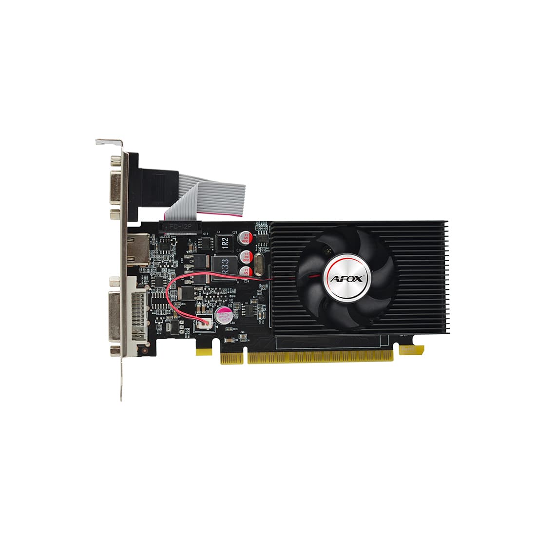 Видеокарта, AFOX, GT730 4GB D3 LP Single Fan (4897033780889), AF730-4096D3L6, DDR3, 128bit, HDMI, DVI, VGA, 150*70*19 мм, Цветная коробка