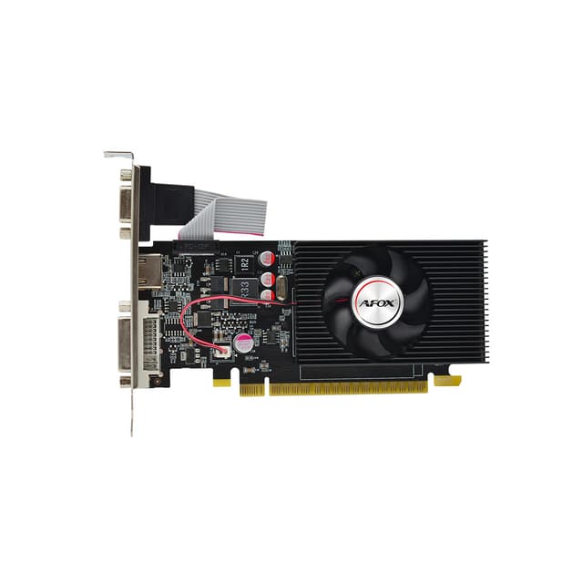 Видеокарта, AFOX, GT730 4GB D3 LP Single Fan (4897033780889), AF730-4096D3L6, DDR3, 128bit, HDMI, DVI, VGA, 150*70*19 мм, Цветная коробка