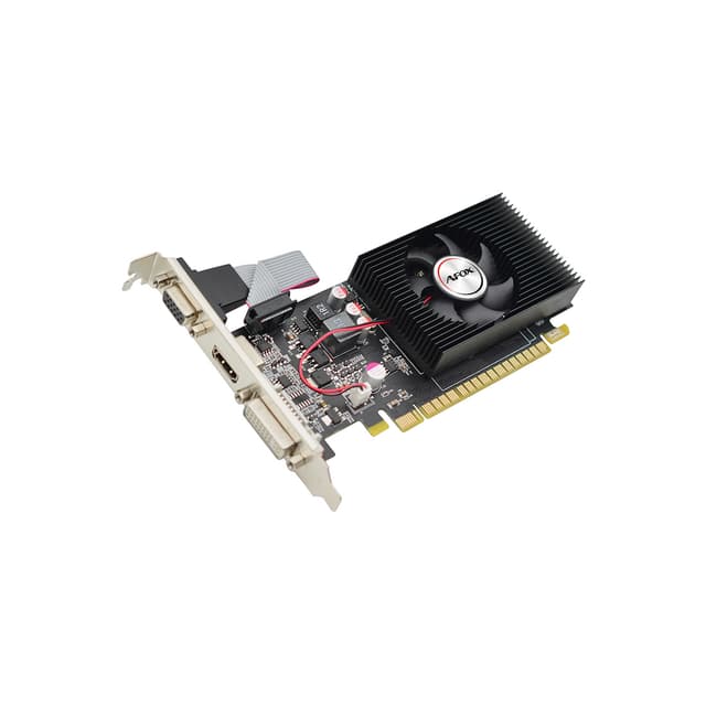 Видеокарта, AFOX, GT730 4GB D3 LP Single Fan (4897033780889), AF730-4096D3L6, DDR3, 128bit, HDMI, DVI, VGA, 150*70*19 мм, Цветная коробка
