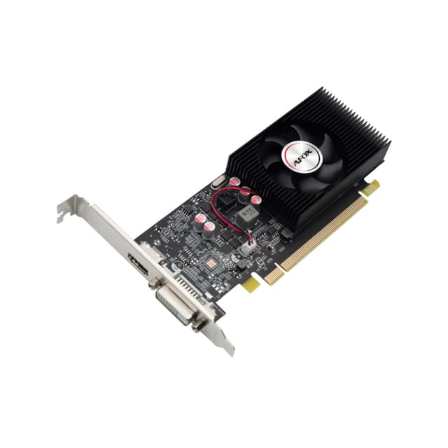 Видеокарта, AFOX, GT1030 4GB D4 LP Single Fan (4897033788618), AF1030-4096D4L2, DDR4, 64bit, HDMI, DVI, 145*69*20 мм, Цветная коробка