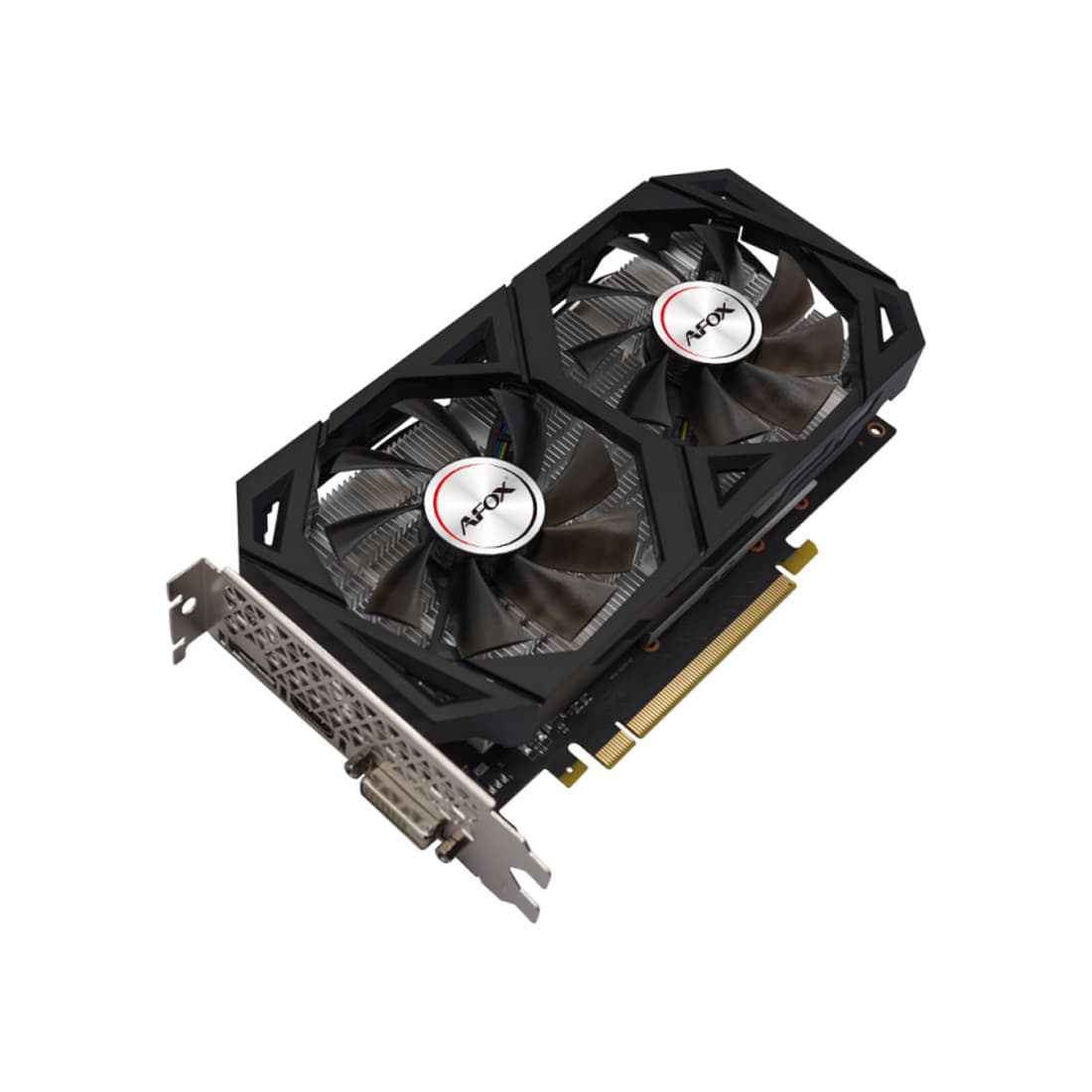 Видеокарта, AFOX, GTX1660Ti 6GB D6 Dual Fan (4897033787239), AF1660TI-6144D6H1-V4, GDDR6, 192bit, DP, HDMI, DVI, 225*130*40 мм, Цветная коробка