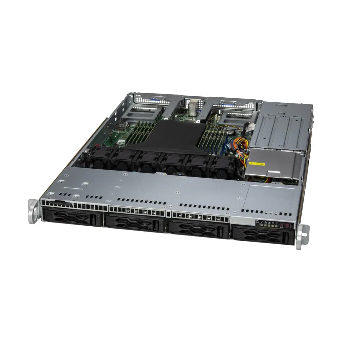 Суперсервер (промышленный компьютер), Supermicro, AS-1015CS-TNR 729, EPYС 9015, 1x32GB DDR5-5600 ECC RDIMM, 1x480GB NVMe PCIe 4.0 SSD M.2, 2x860W