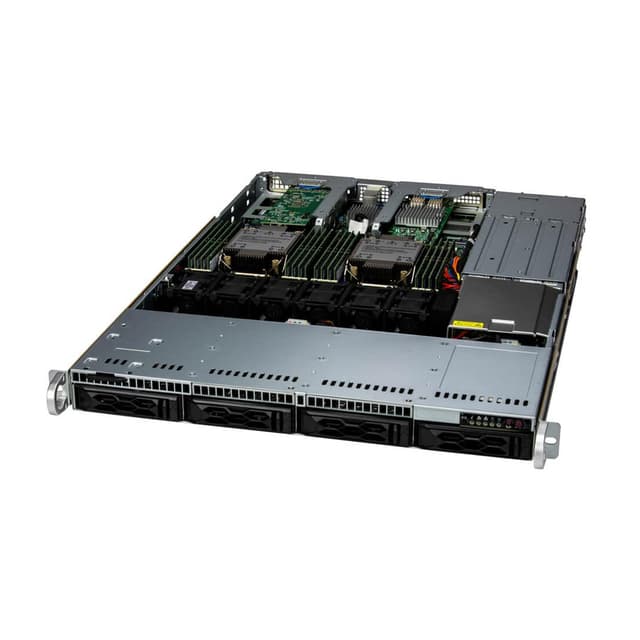 Суперсервер (промышленный компьютер), Supermicro, SYS-611C-TN4R 1255, Xeon Gold 6530, 1x32GB DDR5-5600 ECC RDIMM, 1x480GB NVMe PCIe 4.0 SSD M.2, 2x860W