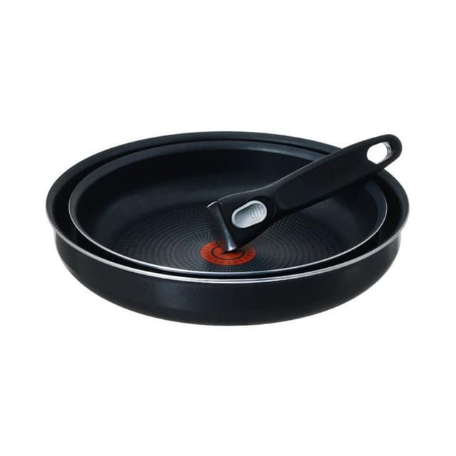 Набор сковородок, Tefal, Ingenio 4181820, 24-28см, 2 Сковороды, 1 съемная ручка, Покрытие антипригарное, Черный