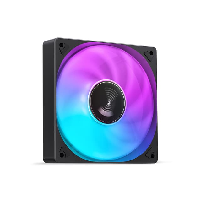 Вентилятор для компьютерного корпуса, Jonsbo, SL-120C, SL-120C Black, LED 120мм, 1500 об/мин, 59.48CFM, 32dB(A), 3pin, 120*120*25мм, Черный