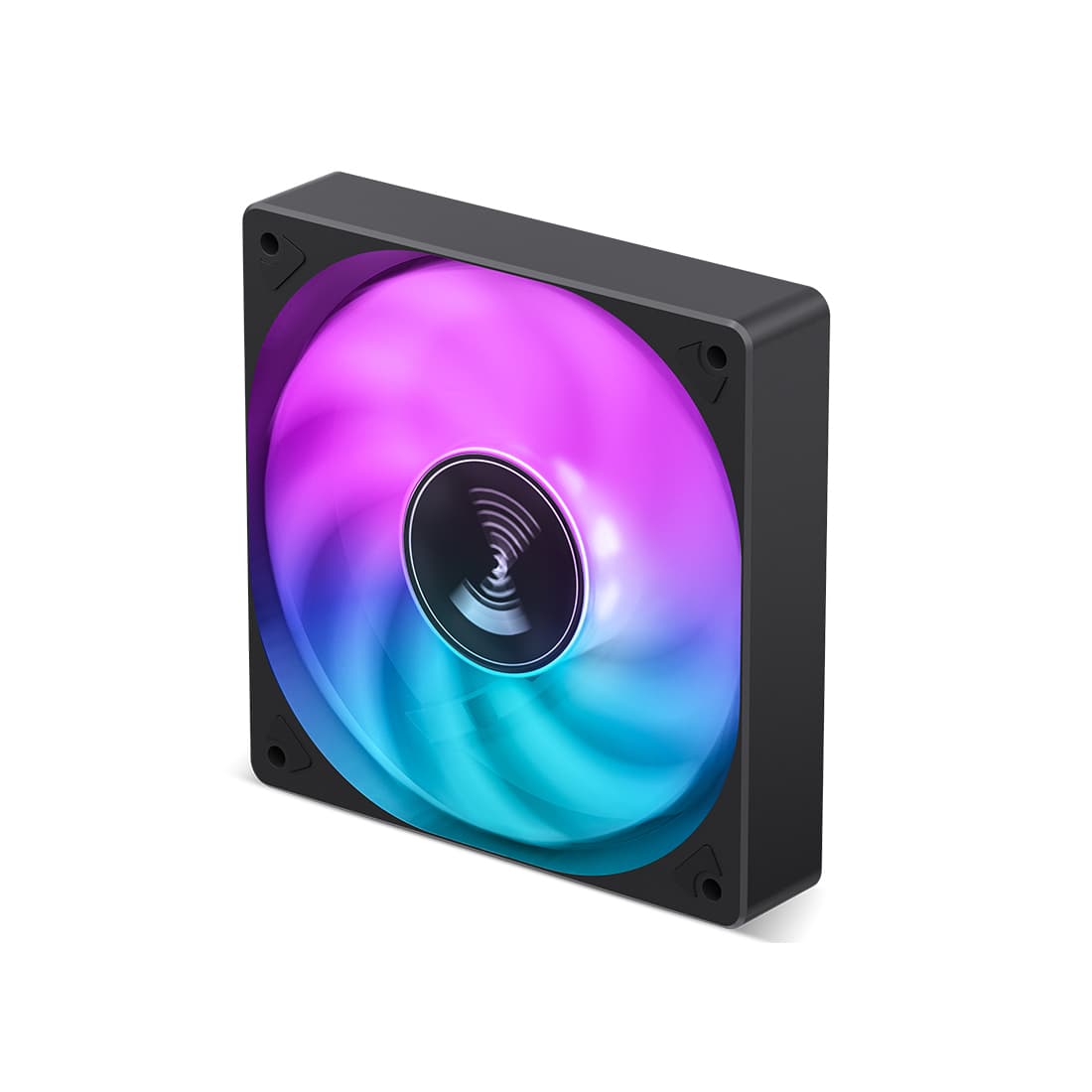 Вентилятор для компьютерного корпуса, Jonsbo, SL-120C, SL-120C Black, LED 120мм, 1500 об/мин, 59.48CFM, 32dB(A), 3pin, 120*120*25мм, Черный