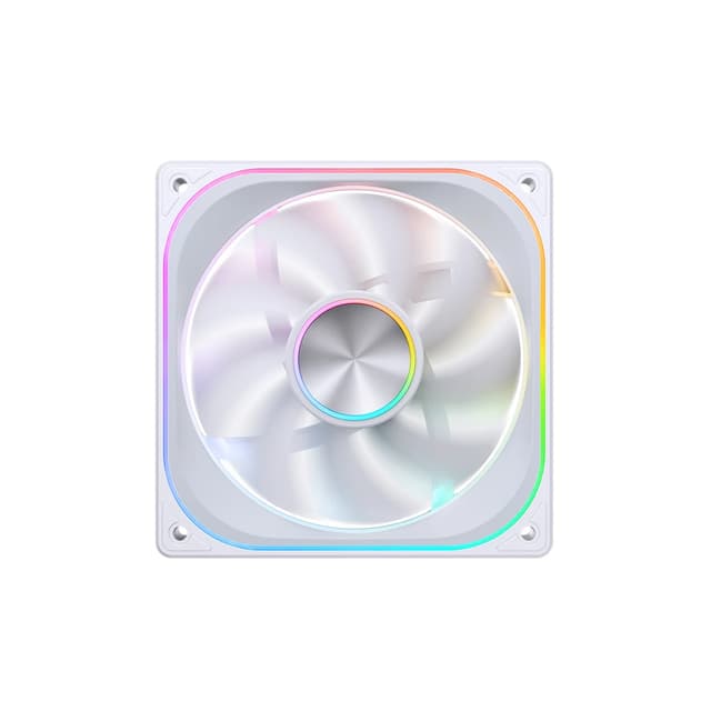 Вентилятор для компьютерного корпуса, Jonsbo, ZA-120W White, ZA-120W White, 1*120 мм, 700-2400 об/мин, 21.46-62.4 CFM, 21.3-37.3dBA, 4 pin PWM + 3 pin ARGB, 120х120х28мм, Белый