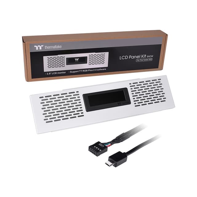 Панель LCD, Thermaltake, The Tower 500 Series Snow, AC-062-OO6NAN-A1, 3.9", 128 x 480 (RGB), Белый