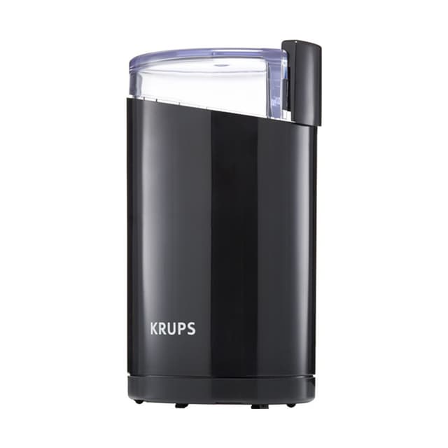 Кофемолка, Krups, F2034232, Мощность 200Вт, Вместимость 75г, Ножи из нержавеющей стали, Черный