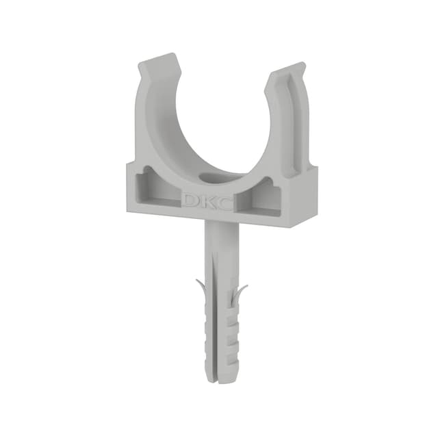 Держатель с защелкой и дюбелем, DKC, 51325, д.25мм