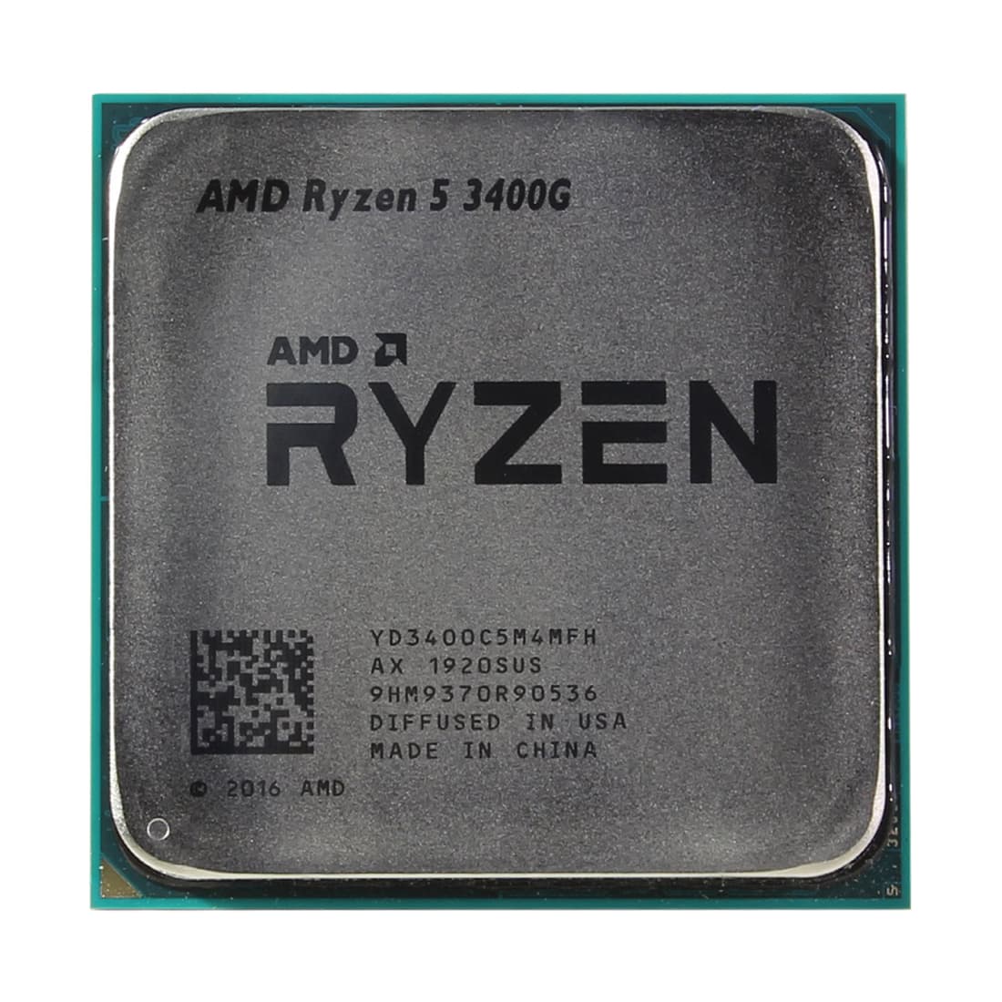 Процессор, AMD, AM4 Ryzen 5 3400G, оем, 4M L3 + 2М L2, 3.7 GHz, 4/8 Core, 65 Вт, Radeon Vega 11 Graphics