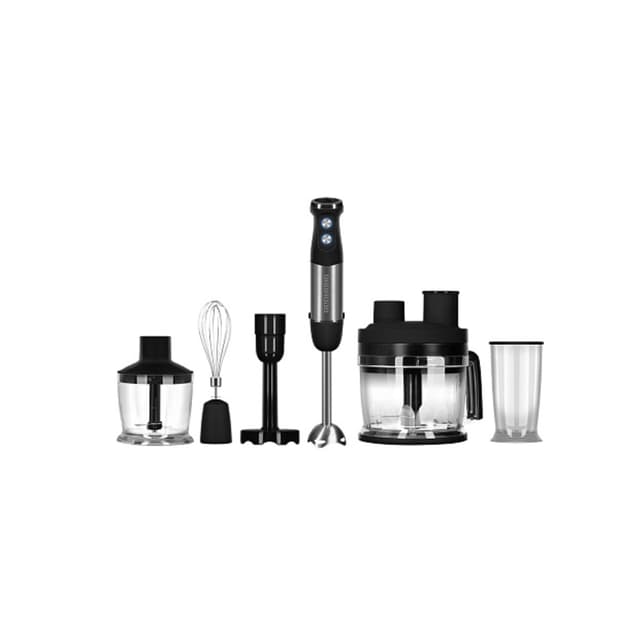 Блендер погружной, Redmond, BH406, Скорость работы 9000-15000 об/мин, Режим турбо, Объем чаши измельчителя 500 мл, Объем мерного стакана 700 мл, Длинна шнура 1.2м, Мощность 1500 Вт, Черный