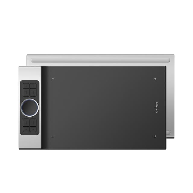 Графический планшет, XP-Pen, Deco Pro Medium, Разрешение 5080 lpi, Чувствительность к нажатию 8192, Интерфейс USB Type-C, Рабочая область 279*157 мм., Серый