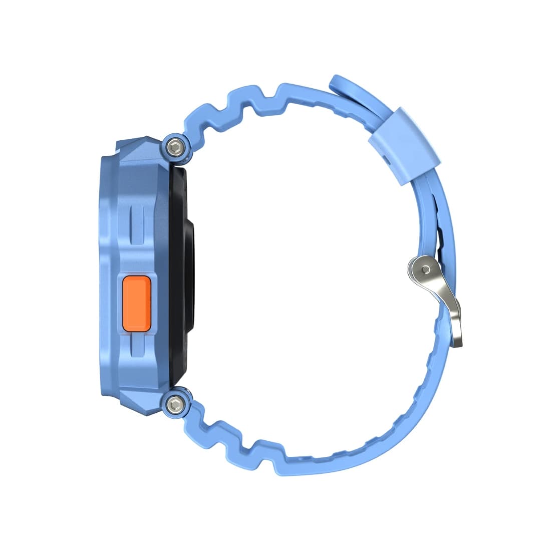 Смарт часы, Elari, KidPhone 4G Techno, IPS дисплей 1.76 дюйма, Разрешение 320 х 380, Аккумулятор 600 мАч, Время работы до 2 дней, Голубой