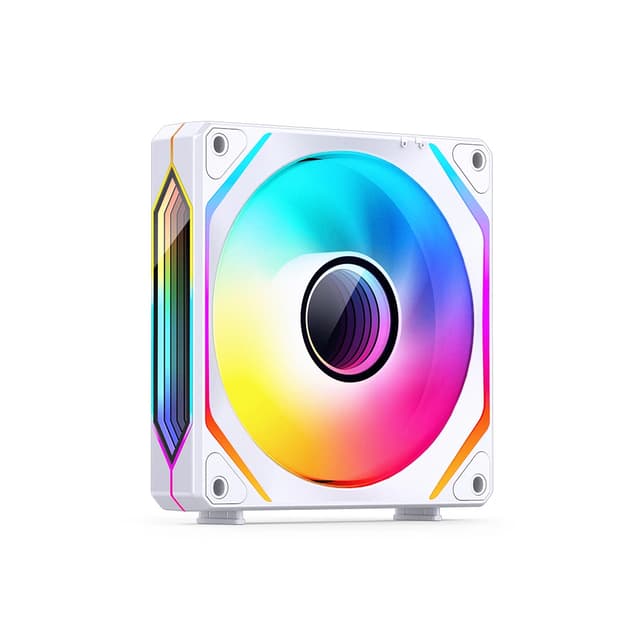 Вентилятор для компьютерного корпуса, Jonsbo, ZL-120W(3in1), 3*120мм ARGB, 800 - 1800±10% об.мин, 60.35CFM, 23.8dB(A), 4pin, 12012025мм, Белый