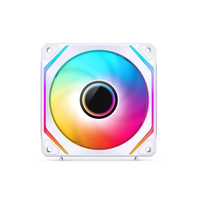Вентилятор для компьютерного корпуса, Jonsbo, ZL-120W(3in1), 3*120мм ARGB, 800 - 1800±10% об.мин, 60.35CFM, 23.8dB(A), 4pin, 12012025мм, Белый
