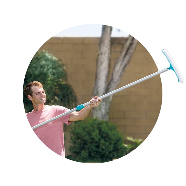 Насадка-щетка для чистки бассейна 40.6см, INTEX, 29053, Пластик, Диаметр крепления 29.8мм, Голубой, В картоне