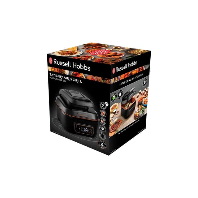 Мультипечь, Russell Hobbs, 26520-56, Материал корпуса Алюминий/ пластик, Объем чаши 5.5 л, Рабочая температура 65-260 °С , Цвет черный