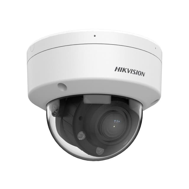 IP видеокамера, Hikvision, DS-2CD1723G2-LIZU, Купольная, CMOS- матрица 1/2.9" progressive, Smart ИК/Белая до 30м 2 mp 0.005 Lux F1.6 Варифокальный моторизованный объектив f28–12 мм, Аудио 1Микрофон 1MicroSD до 512Gb DWDR, IP67, PoE, 12VDC