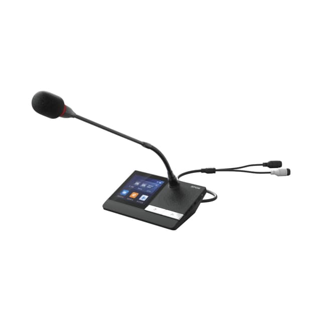 Проводной конференц-пульт Председателя, Spon, LCM-6013CV-L, 83dB, дисплей 4,3", чёрный