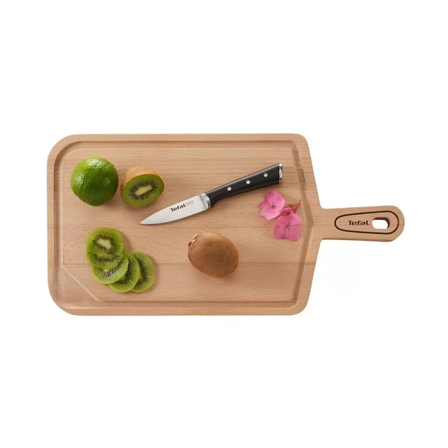 Набор ножей, Tefal, Ice force stainless steel K232S574, 5шт, Длина ножей в наборе: 20/20/18/11/9 см, Деревянная подставка