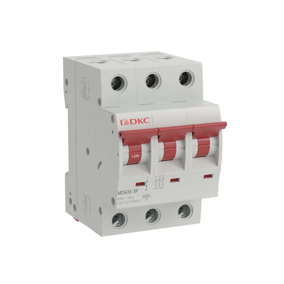 Автоматически выключатель, DKC, MD63S-3PC32, YON max 3П 32А С 4,5кА
