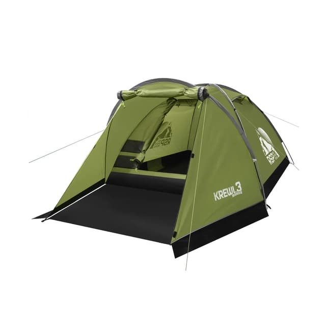 Палатка, RSP, T-KRE-3-OLGN, 305*175*115 см, Однослойная, Диаметр дуг 7.9 мм, Водонепроницаемость 4000, Оливково-зеленый
