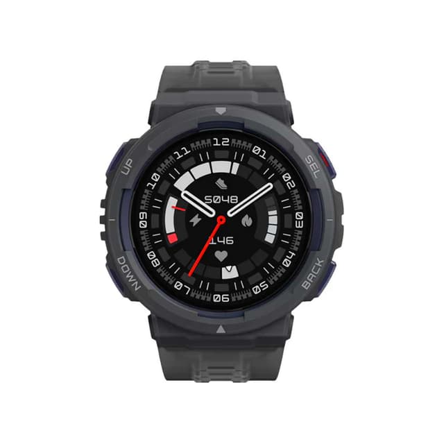 Смарт часы, Amazfit, Active Edge A2212, Дисплей 1.32" TFT, Разрешение 360*360 pixel, GPS, GLONASS, Beidou, Galileo, QZSS, Водонепроницаемые (10 ATM), Аккумулятор 370 мАч, Время работы до 24 дней, Полуночный пульс