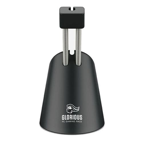Держатель провода мыши, Glorious, Mouse Bungee, G-MB-BLACK, Пластик, Резина, Металл, Нескользящие ножки, Черный