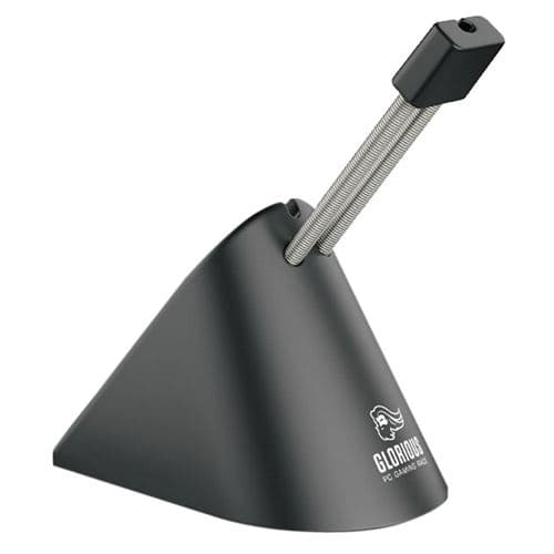 Держатель провода мыши, Glorious, Mouse Bungee, G-MB-BLACK, Пластик, Резина, Металл, Нескользящие ножки, Черный