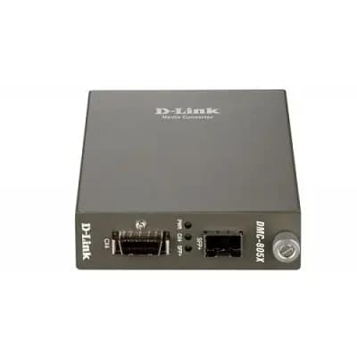 D-Link DMC-805X/A1A Медиаконвертер, 10GBase-CX4 → 10GBase-X SFP+ (1 порт CX4, 1 порт SFP+)