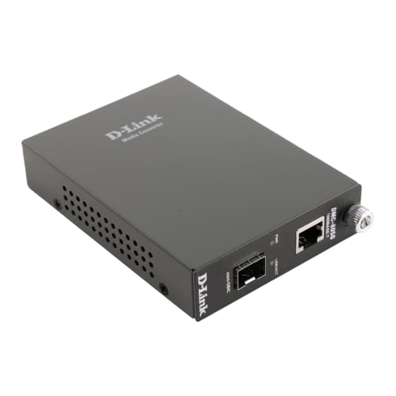 D-Link DMC-805X/A1A Медиаконвертер, 10GBase-CX4 → 10GBase-X SFP+ (1 порт CX4, 1 порт SFP+)